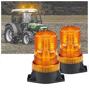 Xprite 30 LED Amber Forklift Beacon Strobe Light Safety Warning Flashing Lights